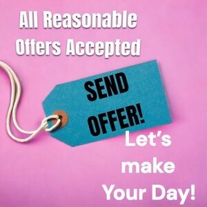 REASONABLE offers accepted on the SPOT! Same day shipper! 5-star rated seller!